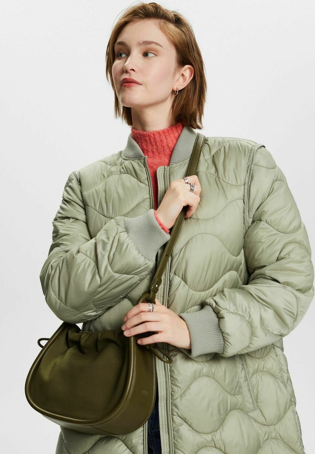 

Сумка через плечо Esprit, оливки