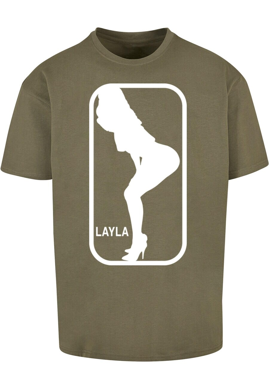 

Футболка Merchcode LAYLA DANCE, оливковый