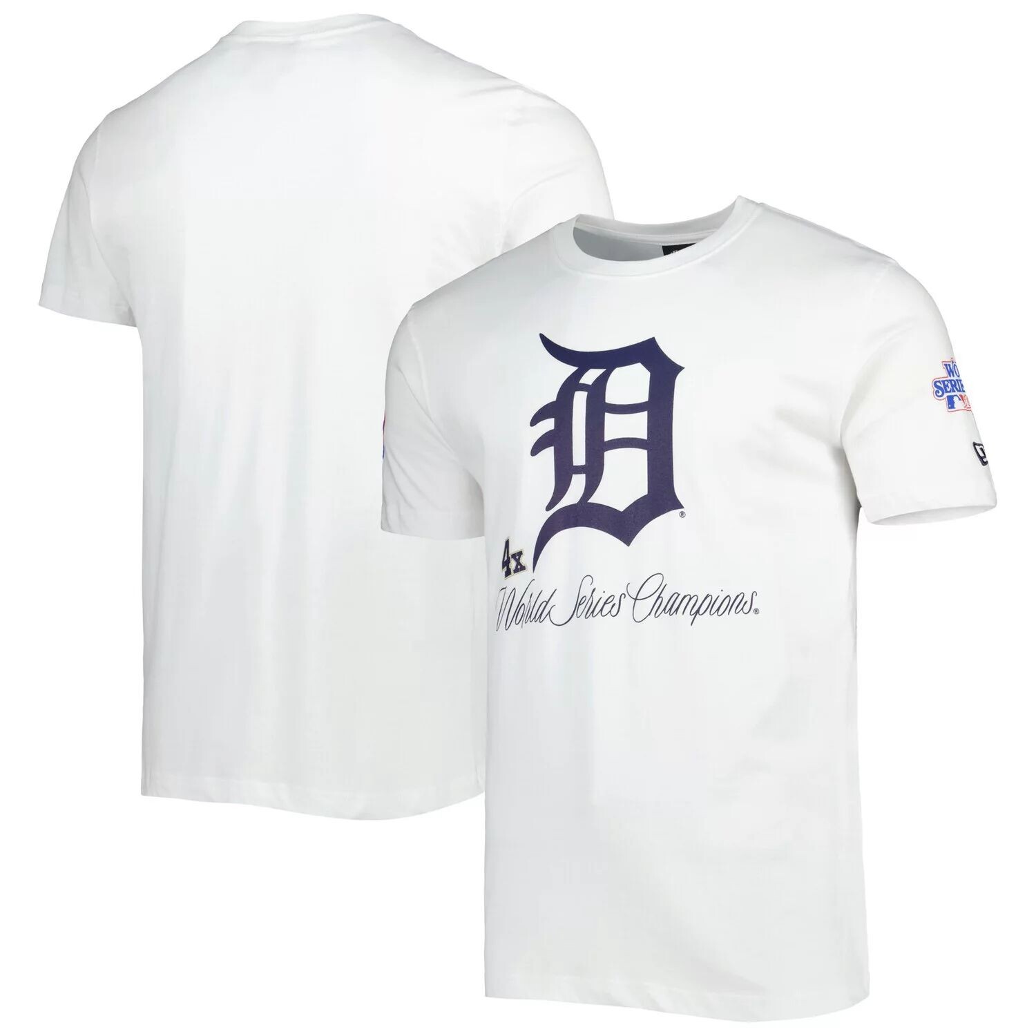 

Мужская белая футболка New Era Detroit Tigers Historical Championship, Белый