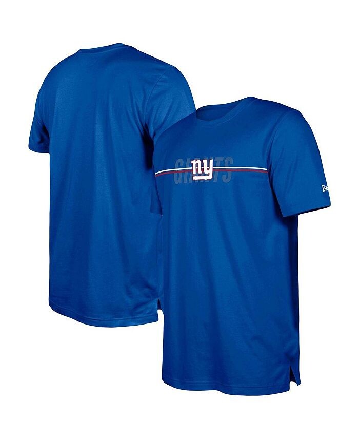

Мужская футболка тренировочного лагеря НФЛ Royal New York Giants 2023 New Era, синий
