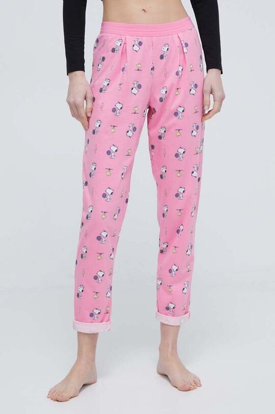 

Пижамные брюки из коллаборации с Peanuts United Colors of Benetton, розовый
