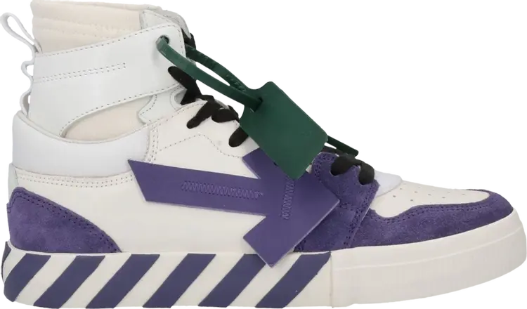 

Кроссовки Off-White Vulc Sneaker High 'White Purple', белый