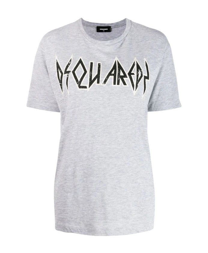 

Хлопковая футболка фасон s72gd0191s22146857m Dsquared2, серый