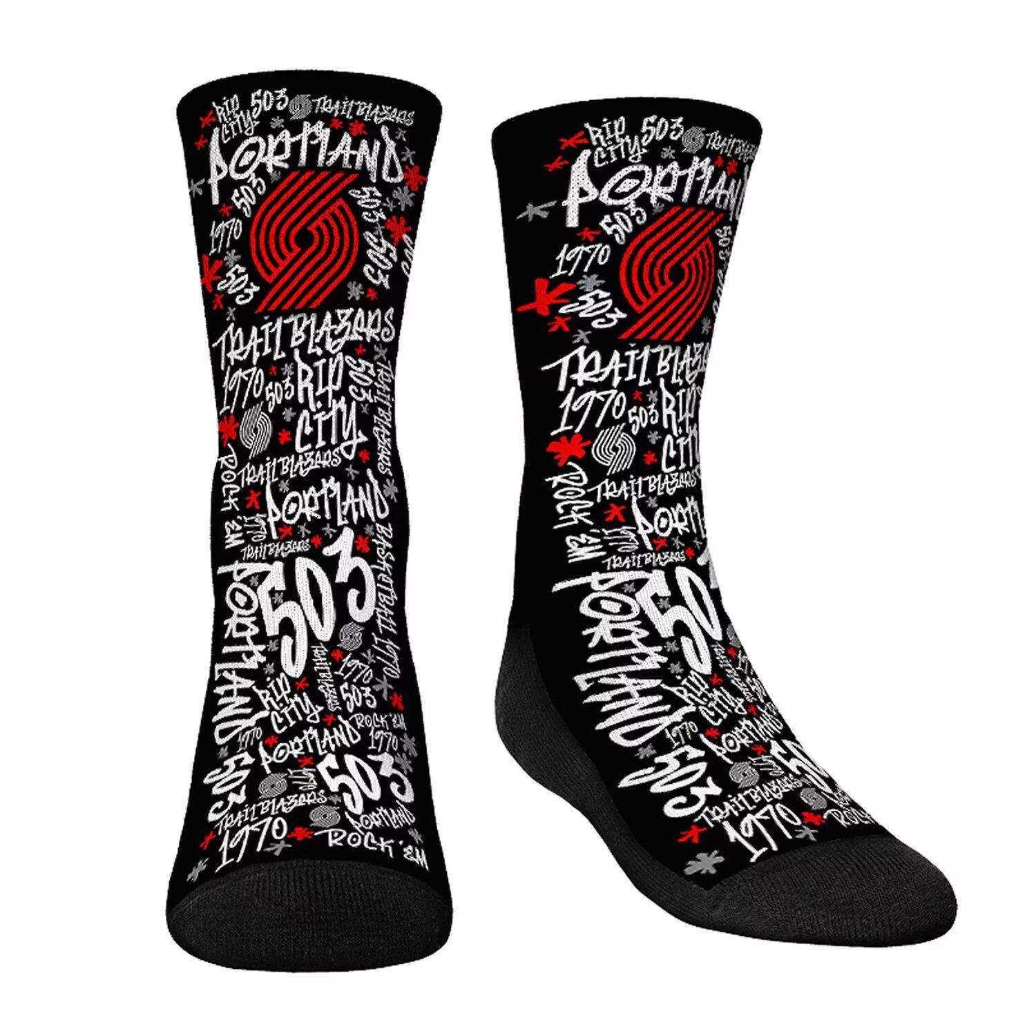 

Носки Youth Rock Em Носки Portland Trail Blazers Graffiti Crew Unbranded