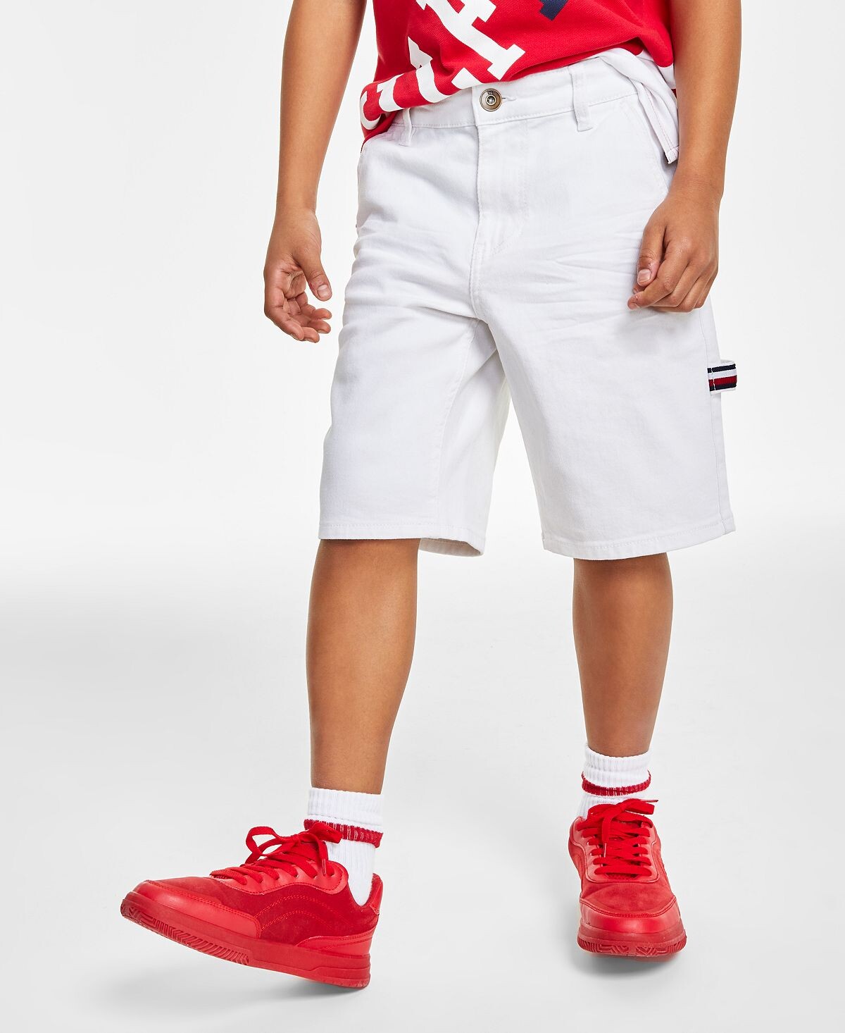 

Джинсовые шорты Carpenter с логотипом Big Boys Tommy Hilfiger