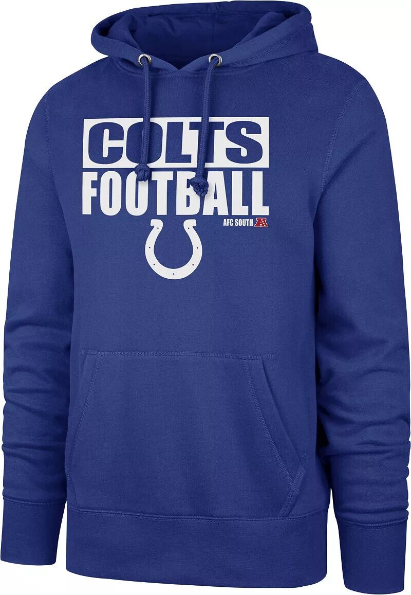 

Мужская толстовка с капюшоном '47 Indianapolis Colts Blockout Royal Headline