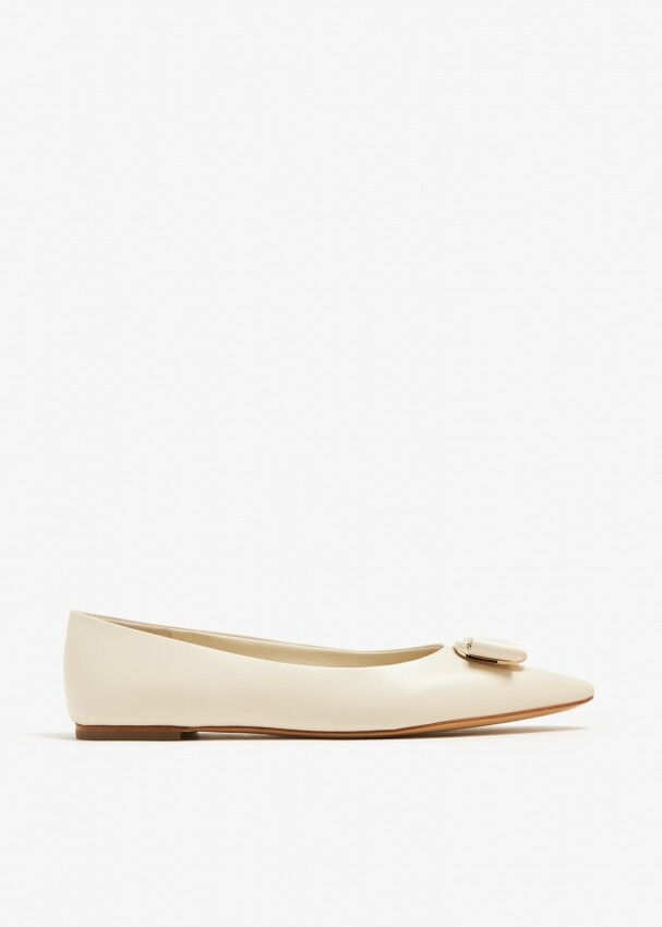 

Балетки Ferragamo Vara, белый