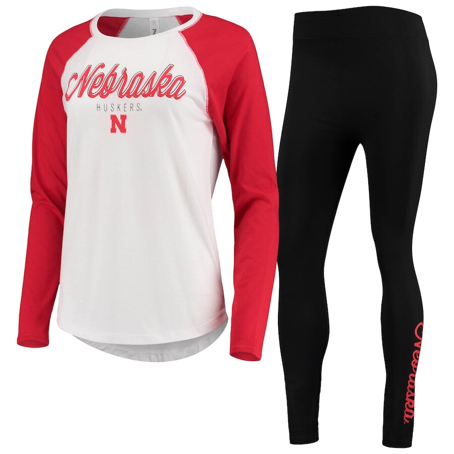 

Пижамный комплект ZooZatz Nebraska Huskers, белый