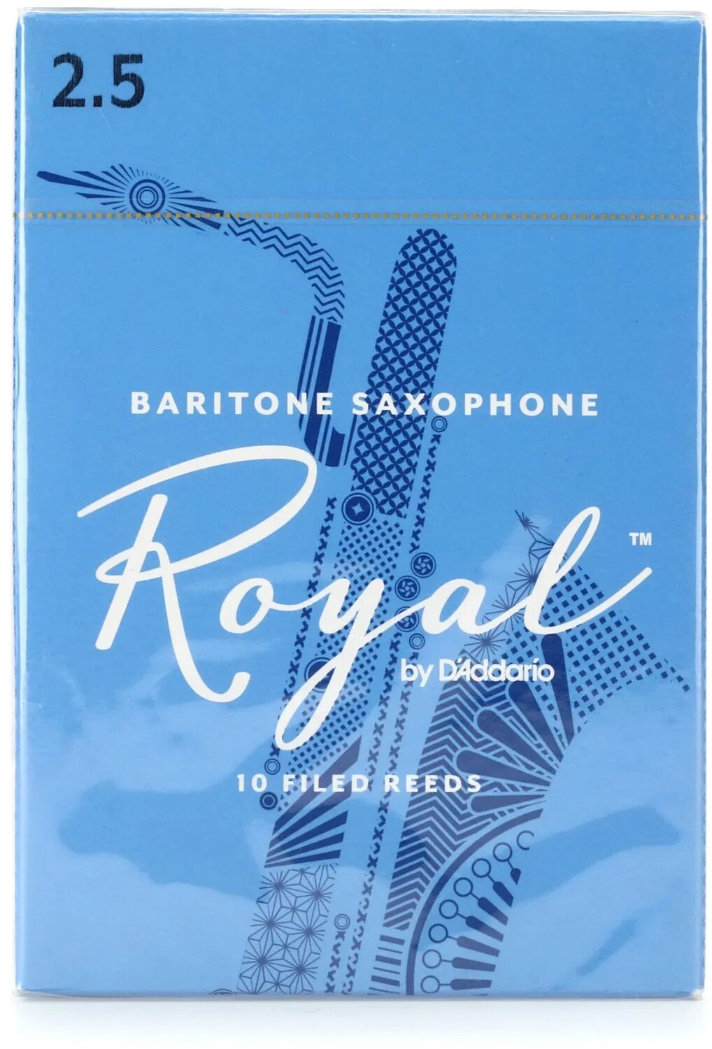 

D'Addario RLB1025 — трости для королевского баритона-саксофона — 2,5 шт. (10 шт. в упаковке)