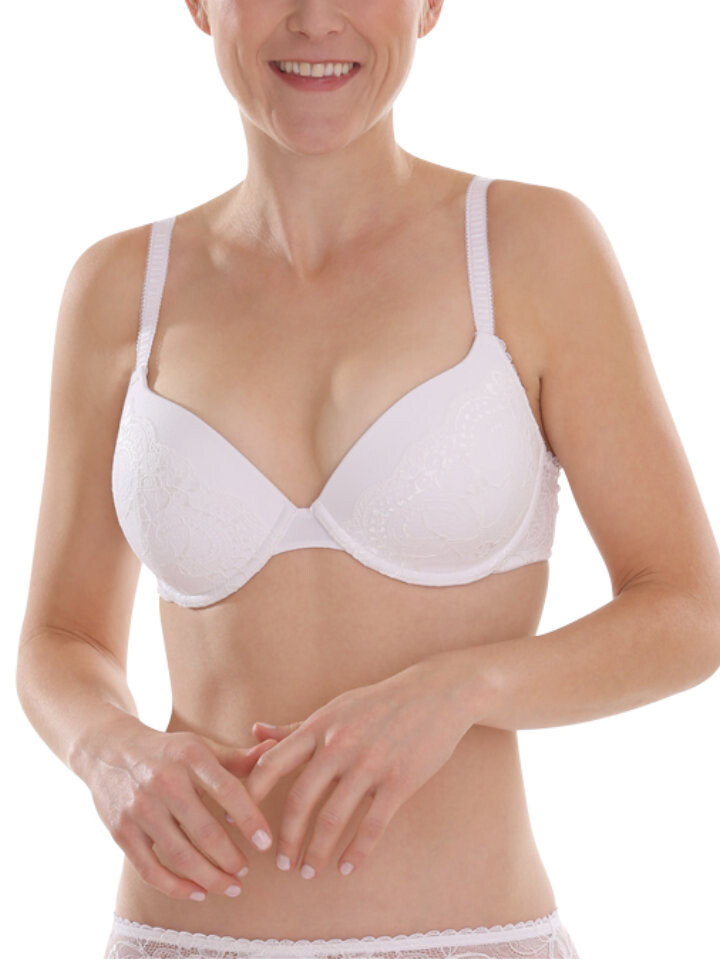 

Бюстгальтер с косточками Comazo earth Fairtrade Push Up BH, белый