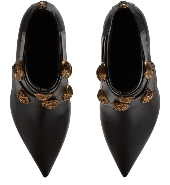 

Кожаные ботильоны Alma Balmain