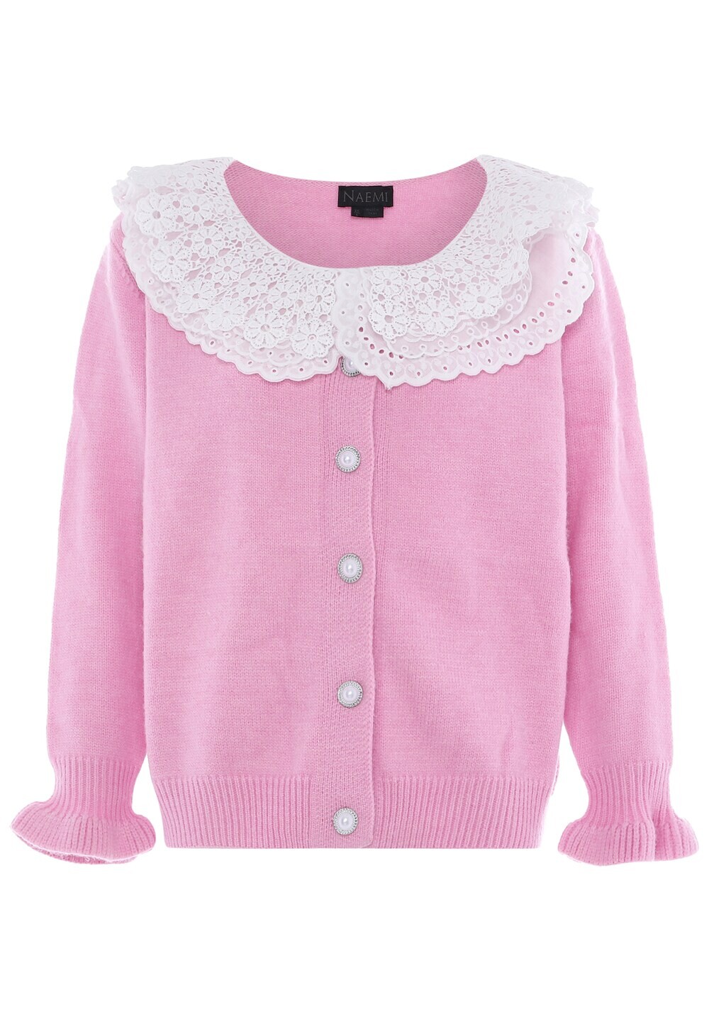 

Вязаный кардиган Naemi, розовый