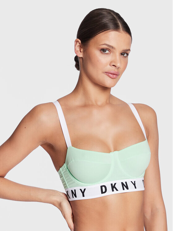 Бюстгальтер на косточках Dkny, зеленый