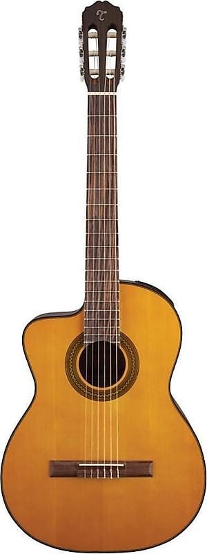 

Акустическая гитара Takamine G Series Lefty GC1CELH-NAT Acoustic-Electric Classical Cutaway Guitar, Natural, GC1CELHNAT