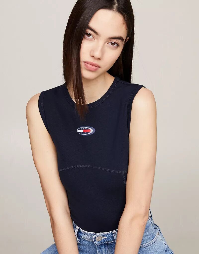 

Темно-синий боди Tommy Jeans