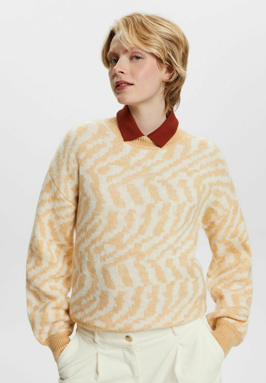 

Джемпер ESPRIT SWEATERS Esprit, бежевый