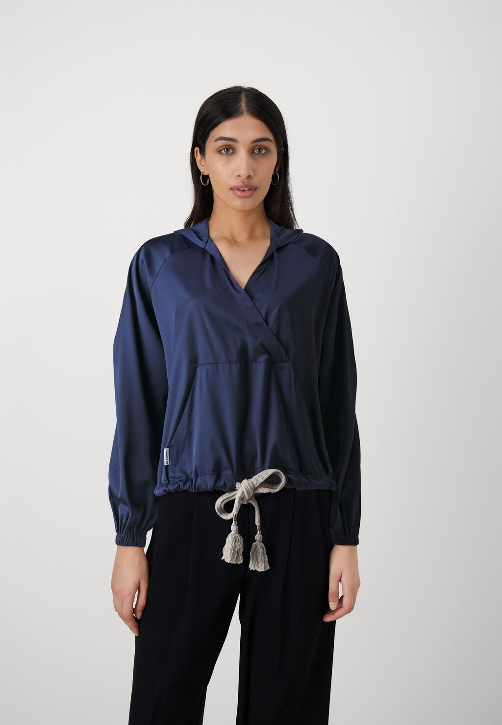 

Блузка BLOUSE TWINSET, темно-синий