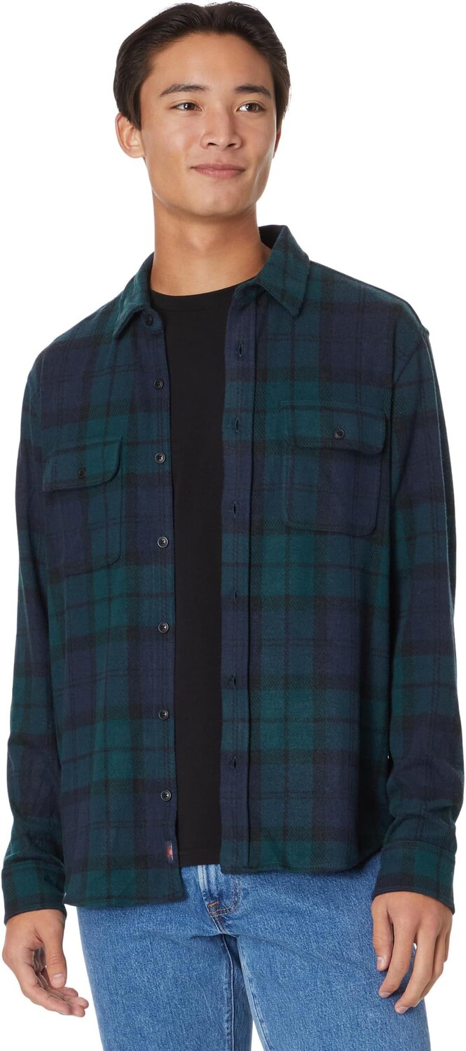 

Легендарная рубашка-свитер Faherty, цвет Blackwatch Plaid