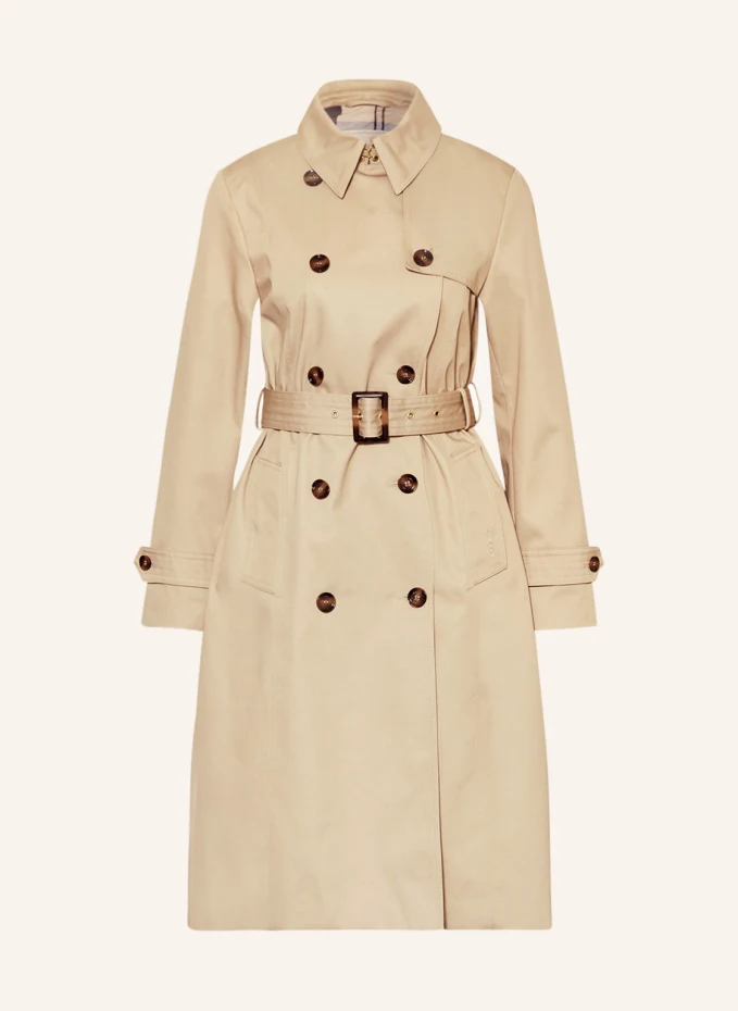 

Тренч грета Barbour, бежевый