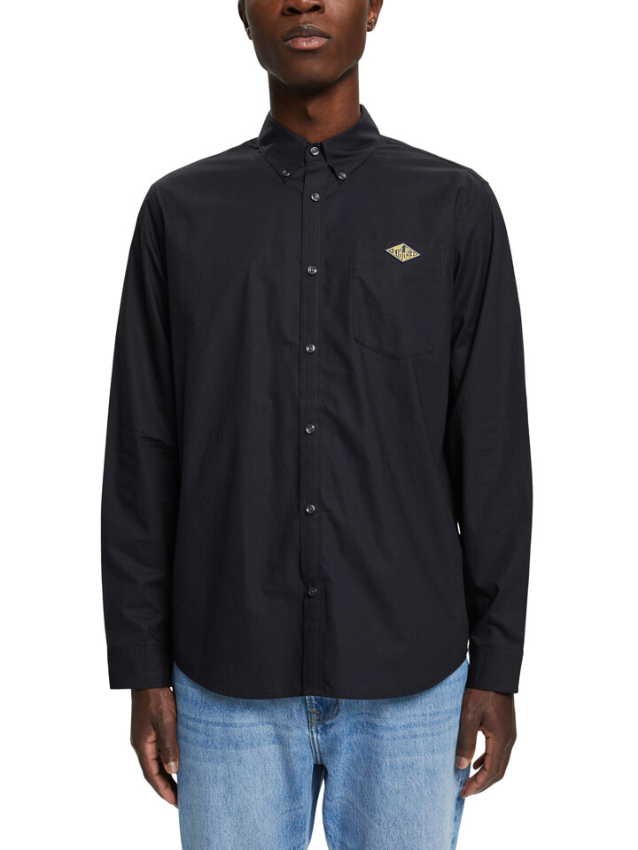 

Рубашка ESPRIT Regular fit, черный