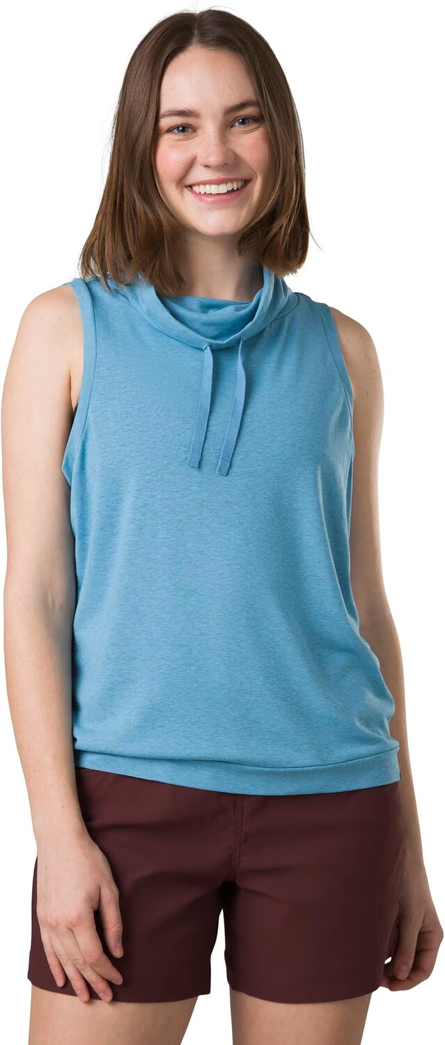

Майка Cozy Up Barmsee Tank Prana, цвет Clear Sky Heather