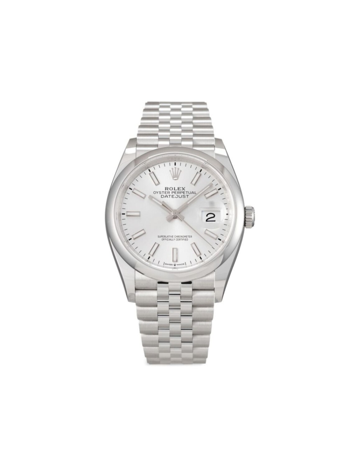 

Rolex 2024 неношеные Datejust 36 мм, серебристый