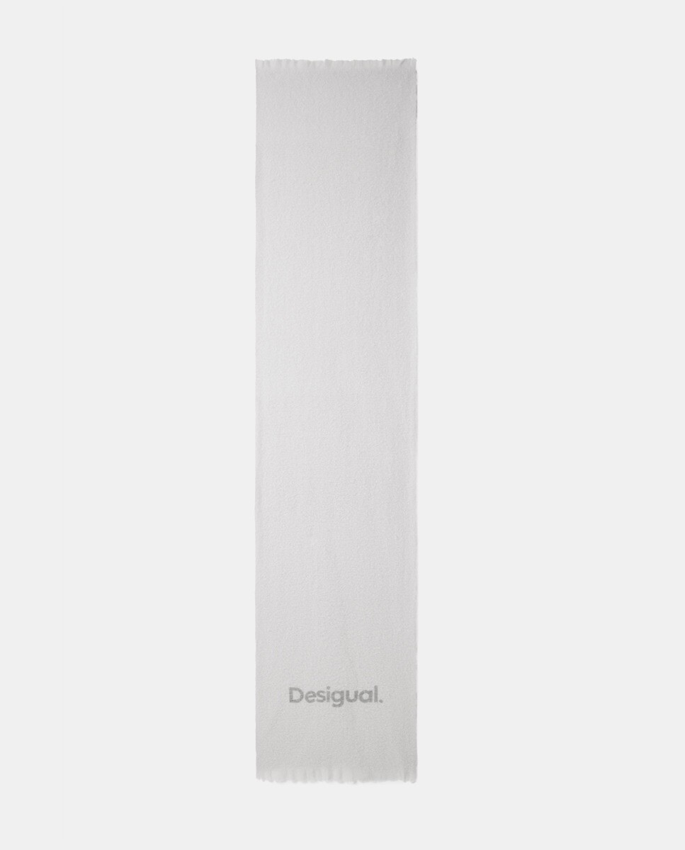 

Синий шарф макси с логотипом Desigual, синий