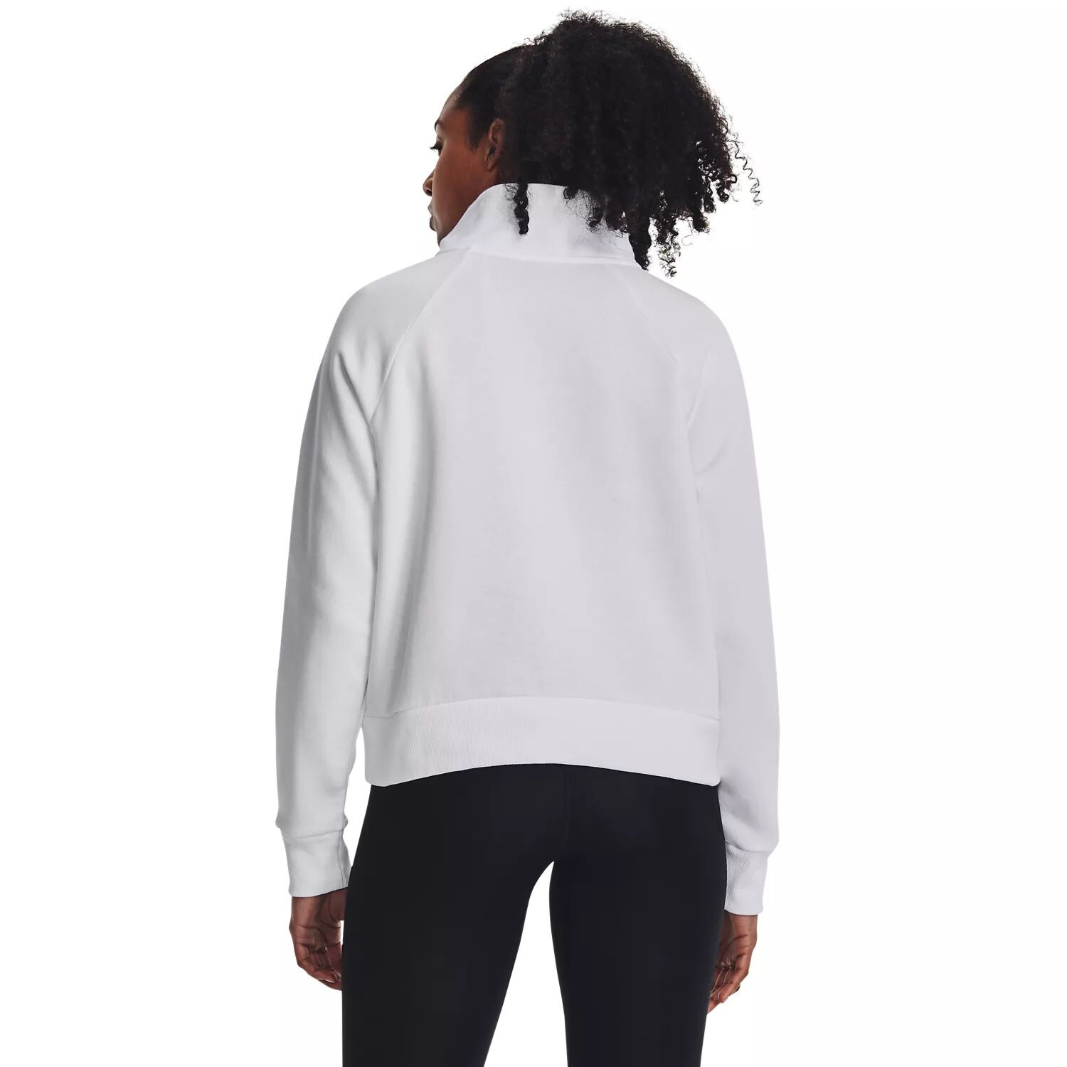 

Женский флисовый топ Under Armour Rival на молнии ½ Under Armour, белый/черный