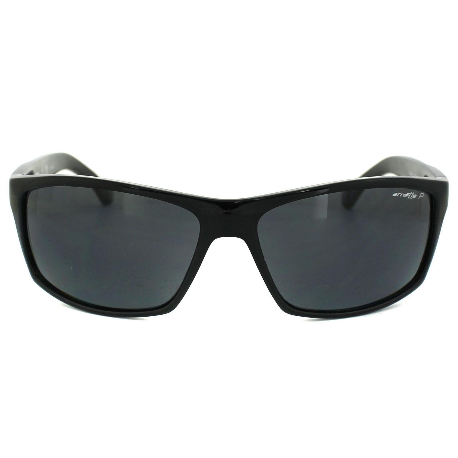 цена Черные серые поляризованные солнцезащитные очки с запахом Arnette, черный
