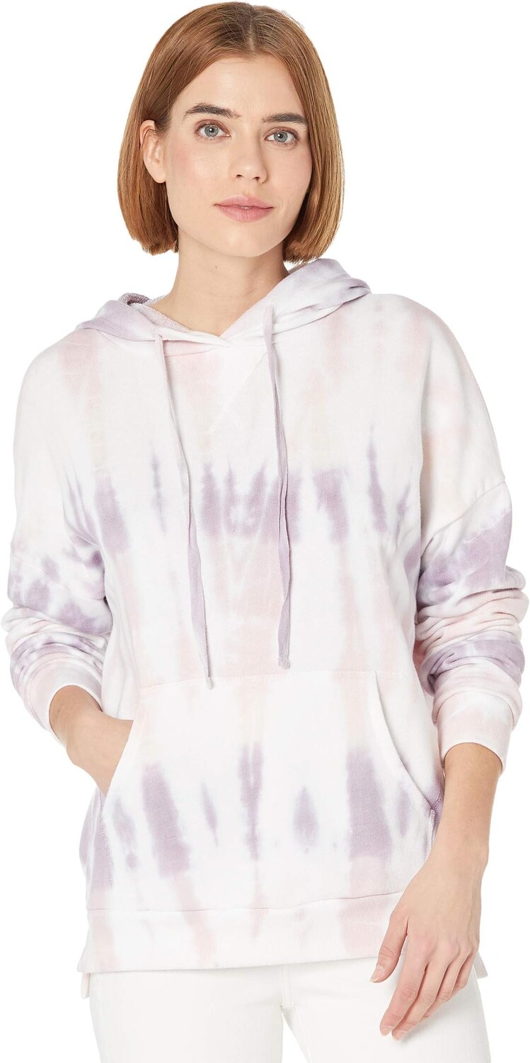 

Худи Michael Stars Zion High-Low Hoodie in Fiji Wash Hermosa French Terry, цвет Orbit Combo