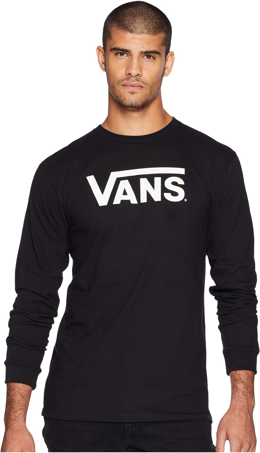 

Футболка Vans Classic L/S, цвет Black/White