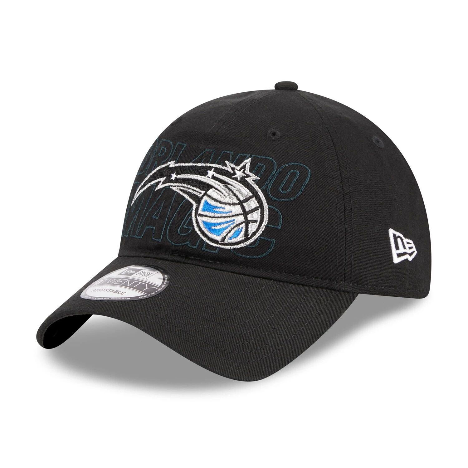 

Мужская регулируемая кепка New Era Black Orlando Magic 2023 NBA Draft 9TWENTY