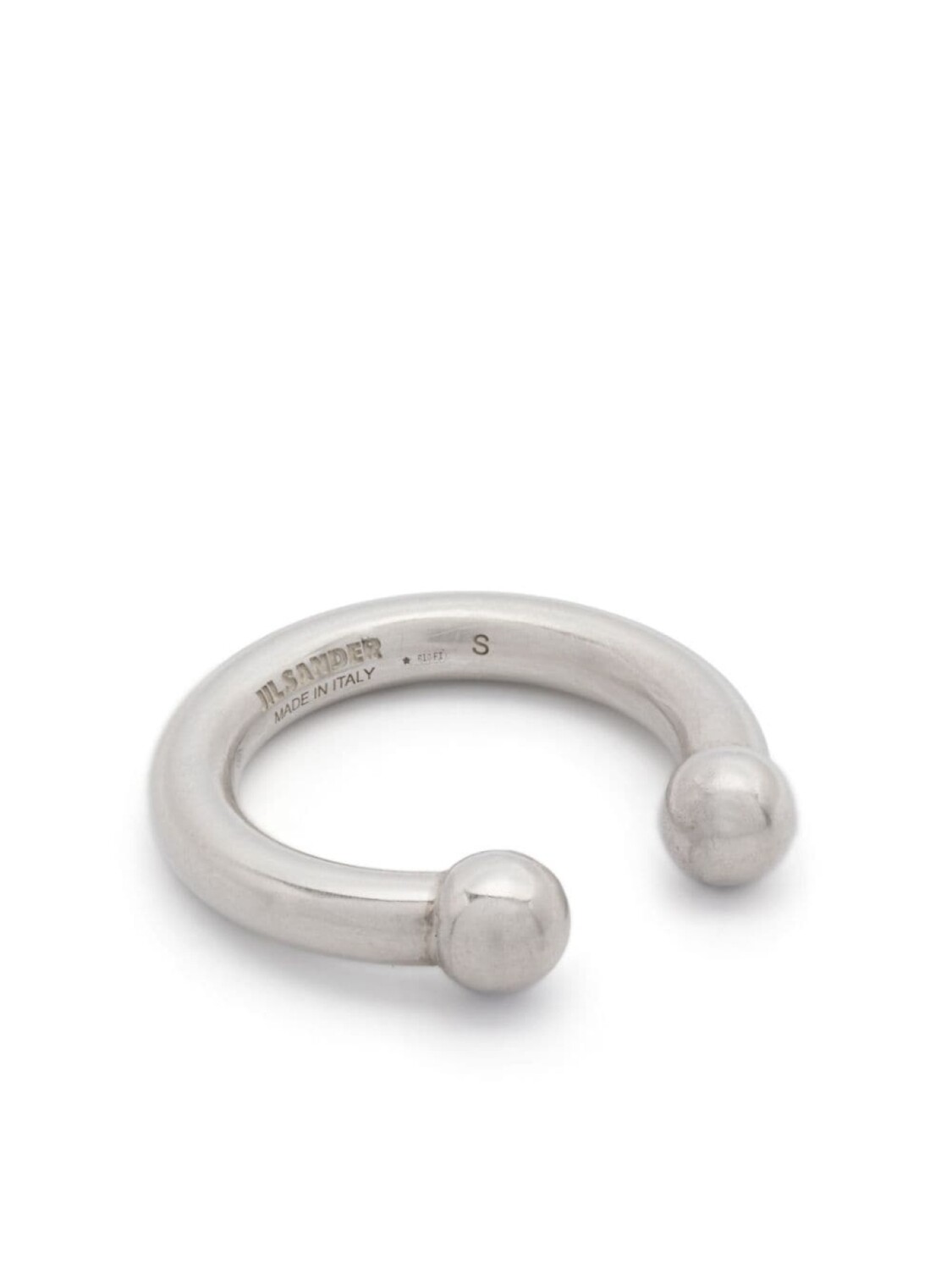 

Кольцо открытого типа Jil Sander, серебряный