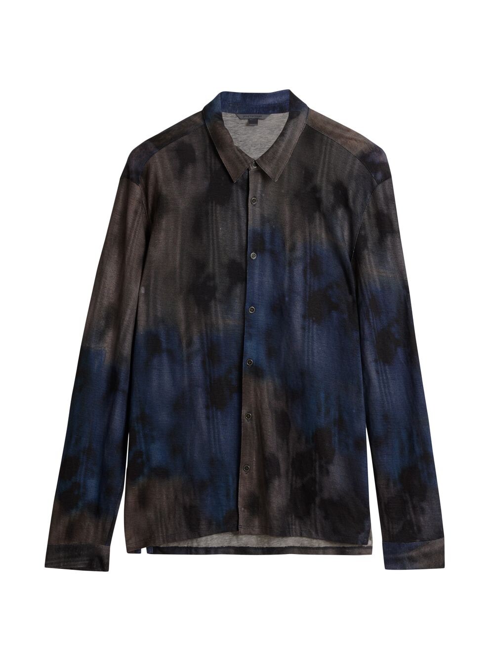 

Льняная рубашка Valencia Digital John Varvatos, синий