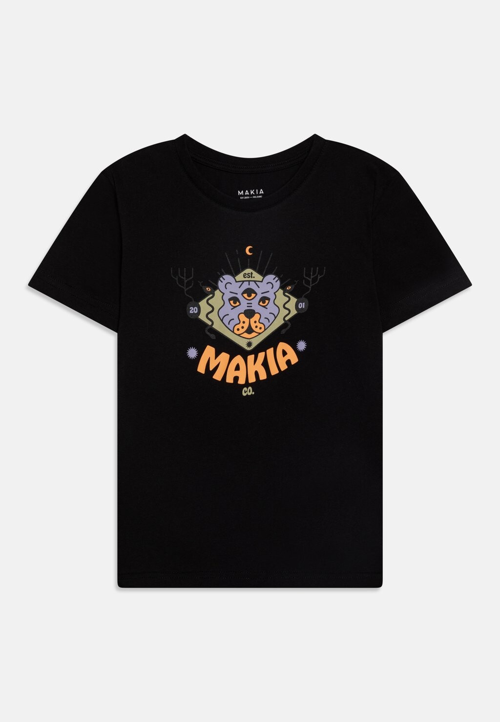 

Футболка с принтом Third Eye Unisex Makia, черный