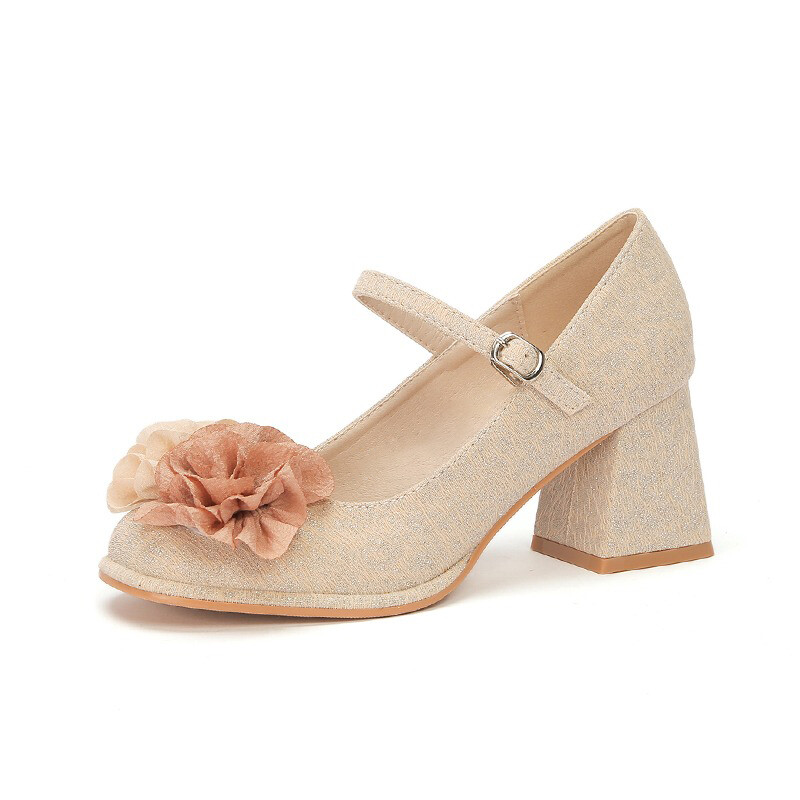 

Туфли Мэри Джейн женские Imono, цвет Champagne color 5cm