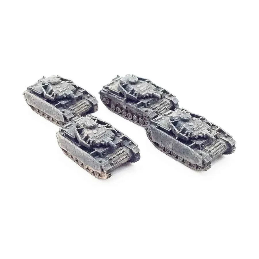 

Пз. Коллекция III N с боковыми юбками №2, WWII Micro Armour - Germany - Loose Miniatures (1:285)