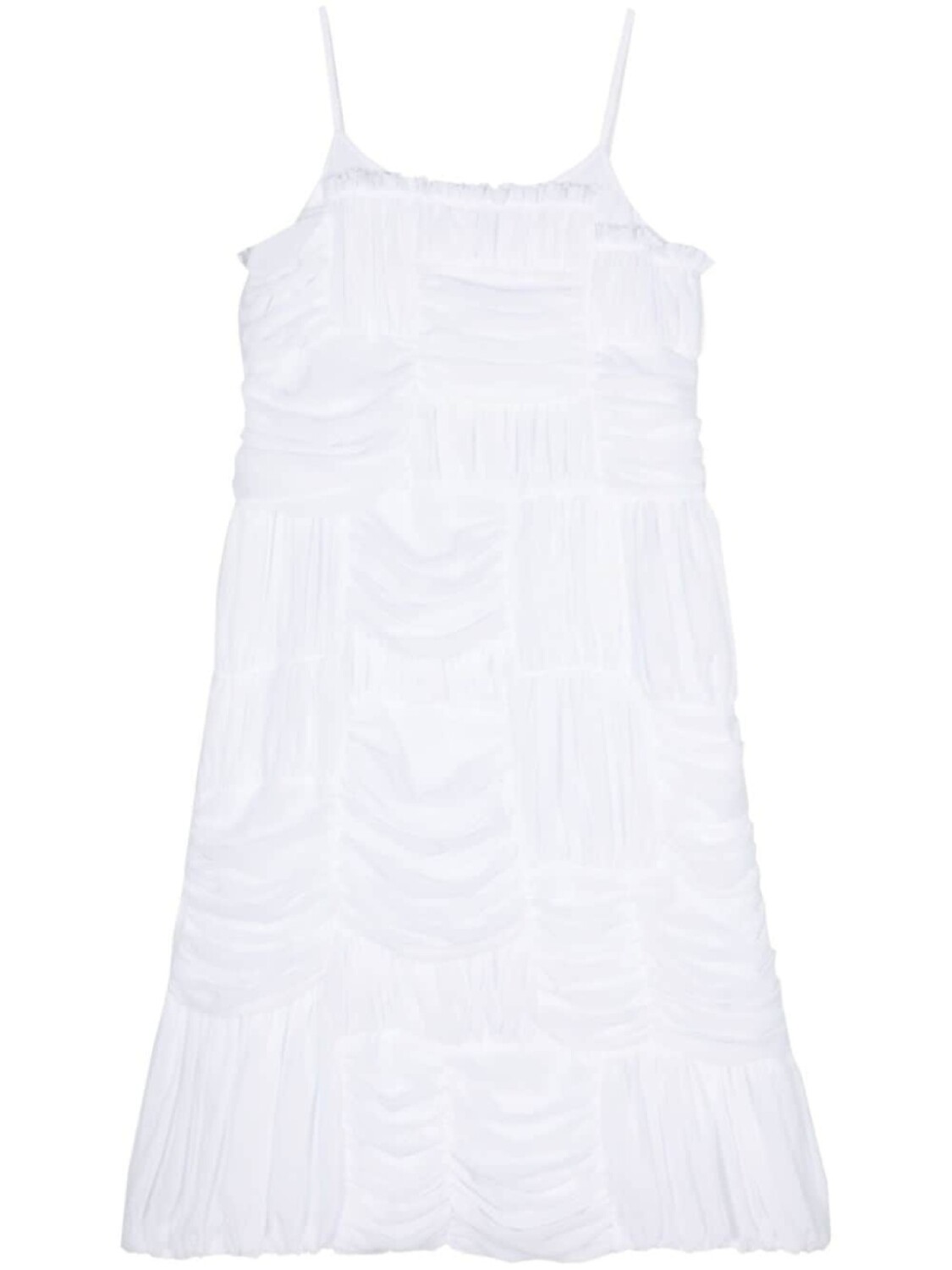 

Comme Des Garçons Comme Des Garçons платье миди со сборками, белый