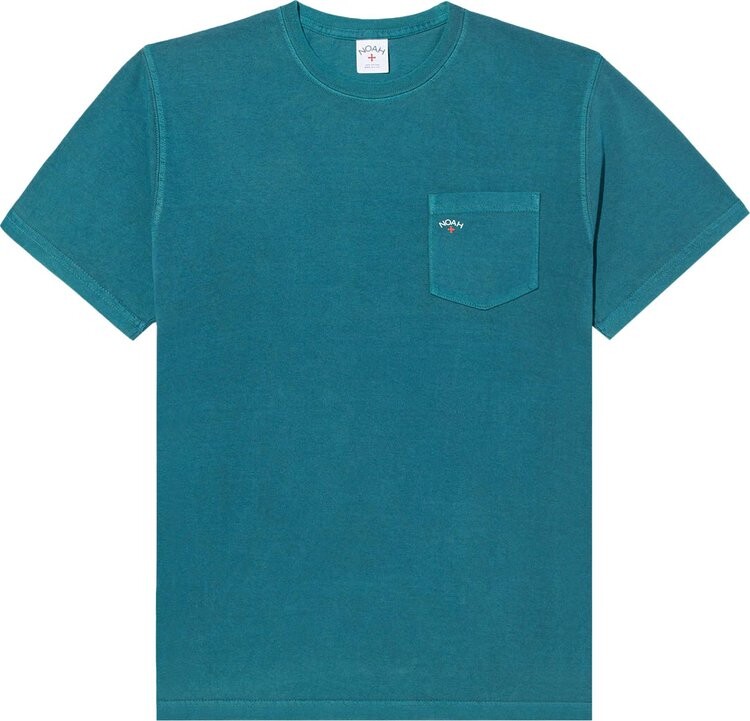 

Футболка Noah Core Logo Pocket 'Deep Teal', синий