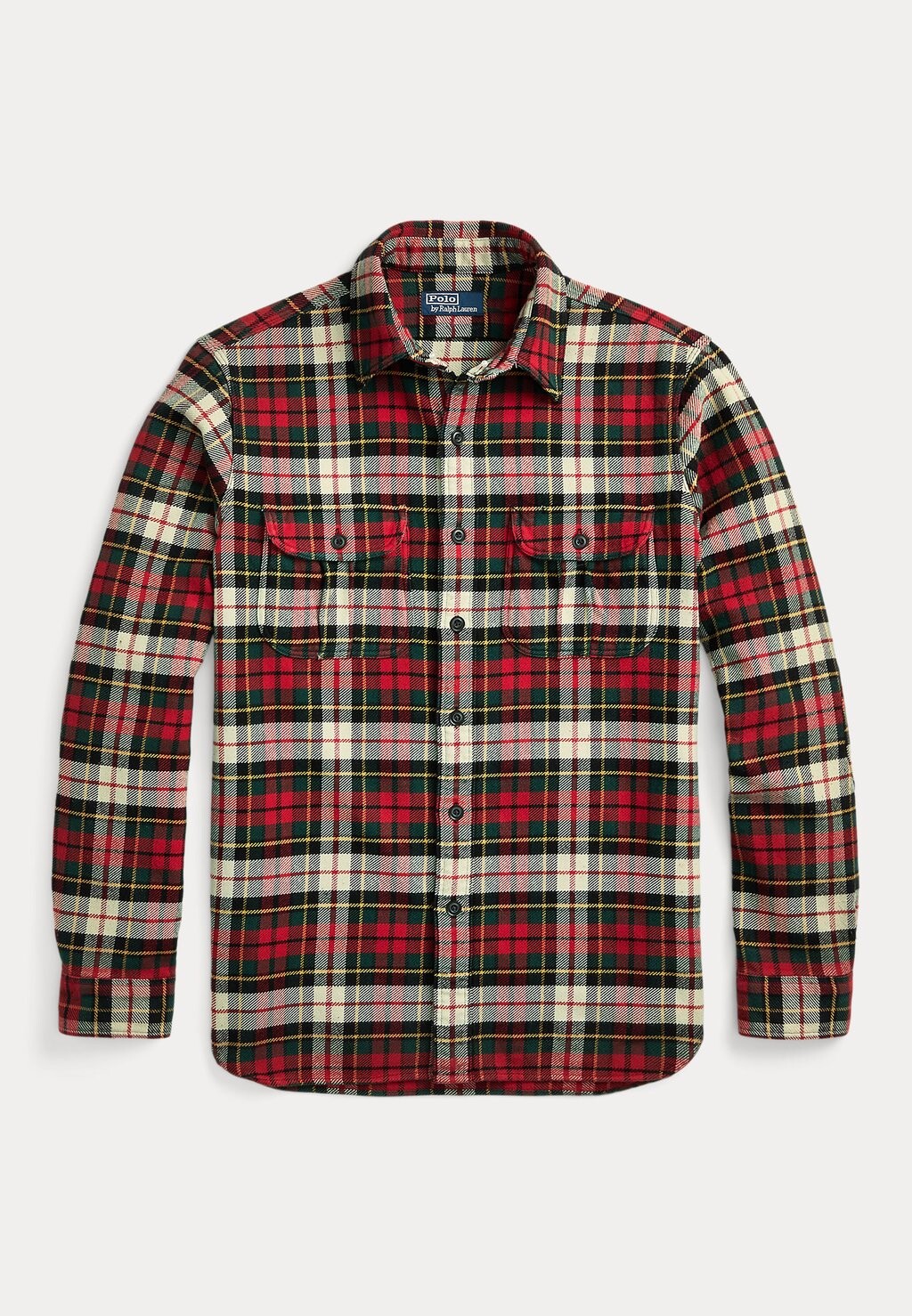 

Рубашка CLASSIC FIT PLAID FLANNEL WORKSHIRT Ralph Lauren, разноцветный