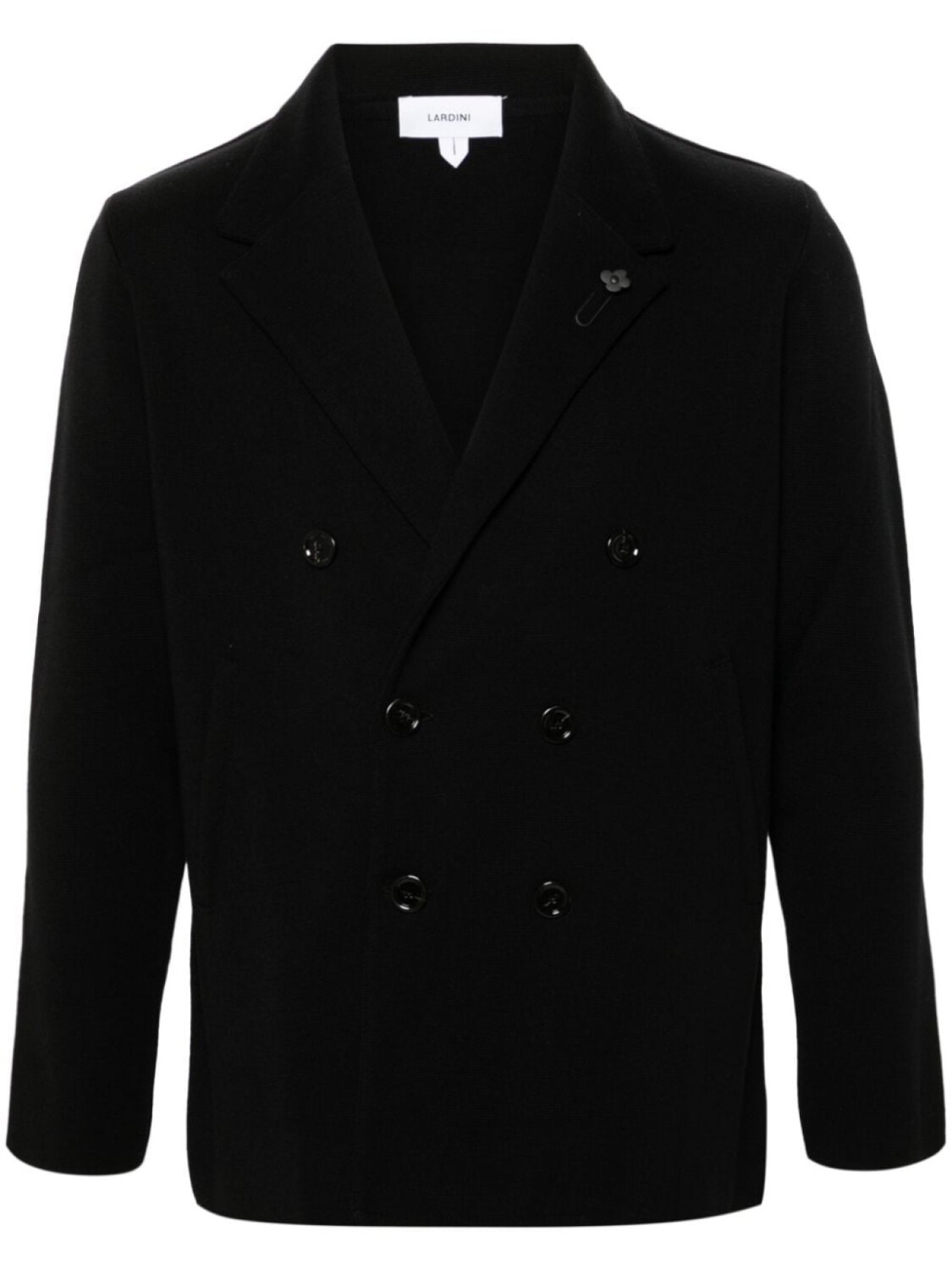 

Lardini двубортный кардиган, черный