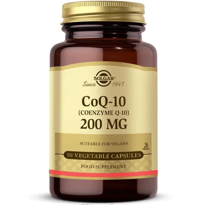 Solgar Коэнзим Q-10 200 мг 30 капсул solgar вегетарианский коэнзим q 10 200 мг 60 растительных капсул