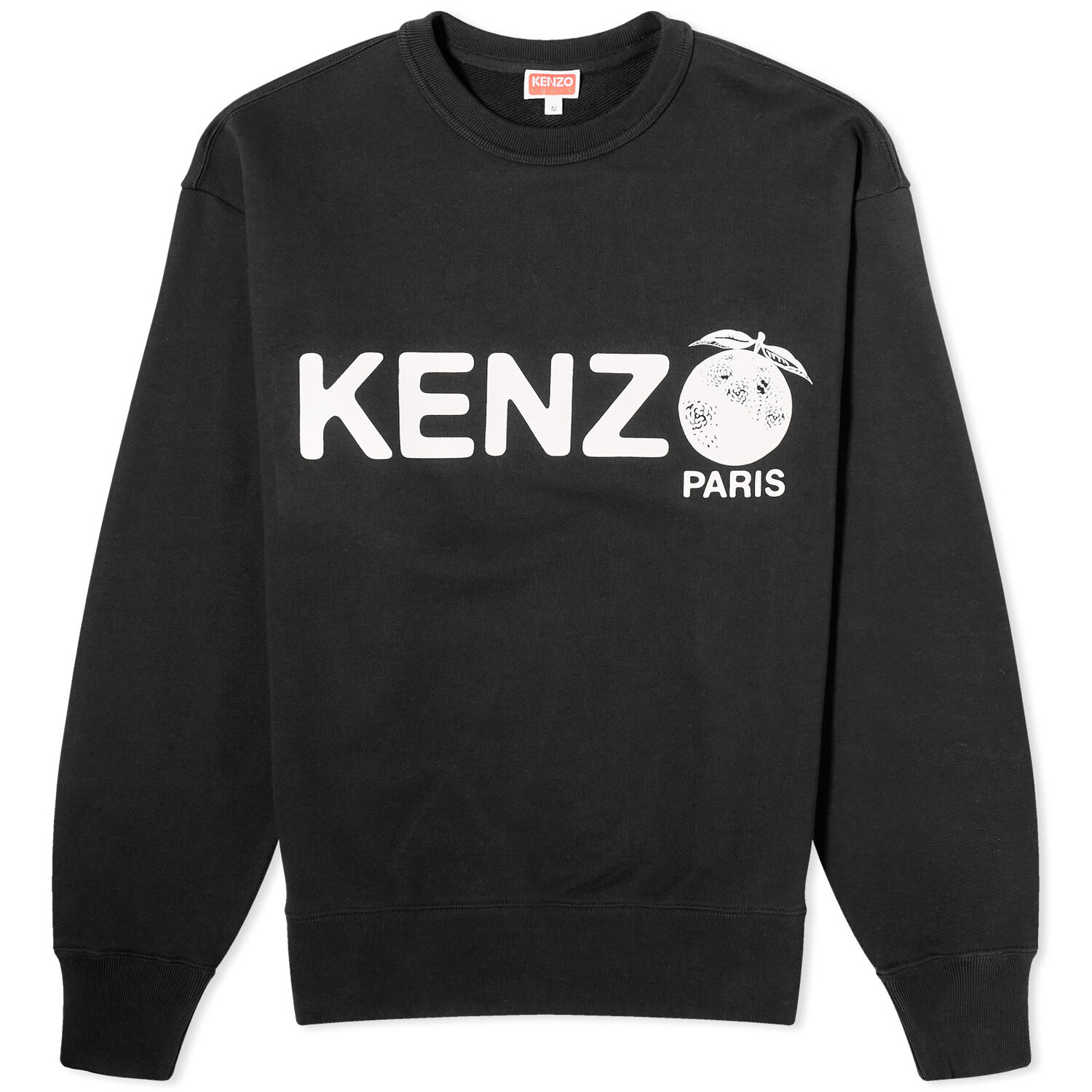 

Толстовка Kenzo Orange Crew Sweat, черный