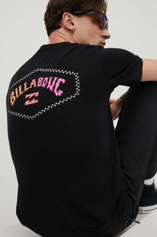 

Хлопковая футболка Billabong, черный