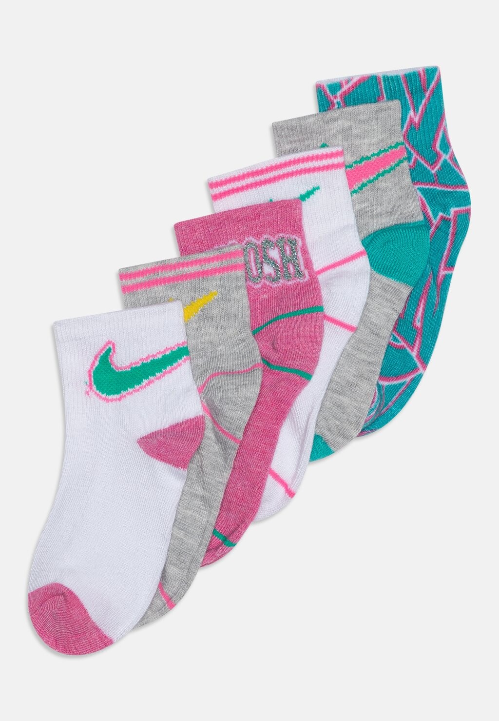 

Носки Join The Club Unisex 6 Набор Nike, цвет clear jade