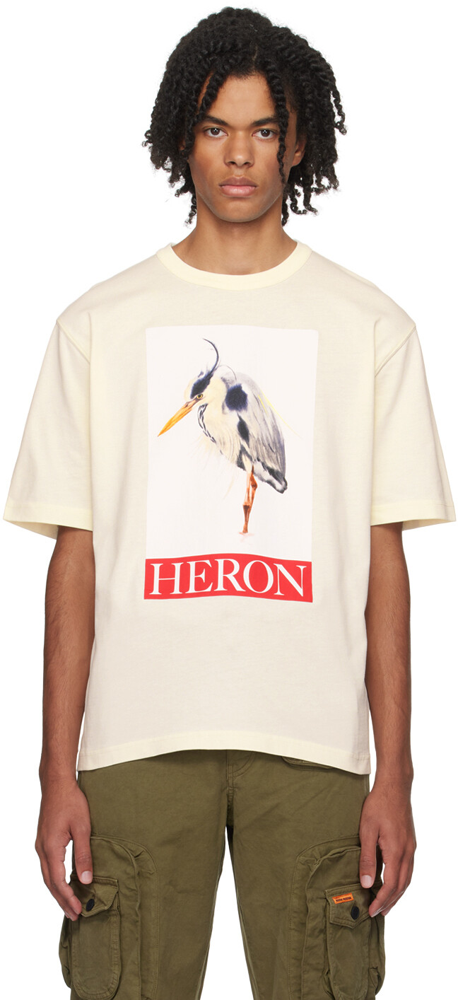 

Off-White Футболка с рисунком Heron Bird Heron Preston