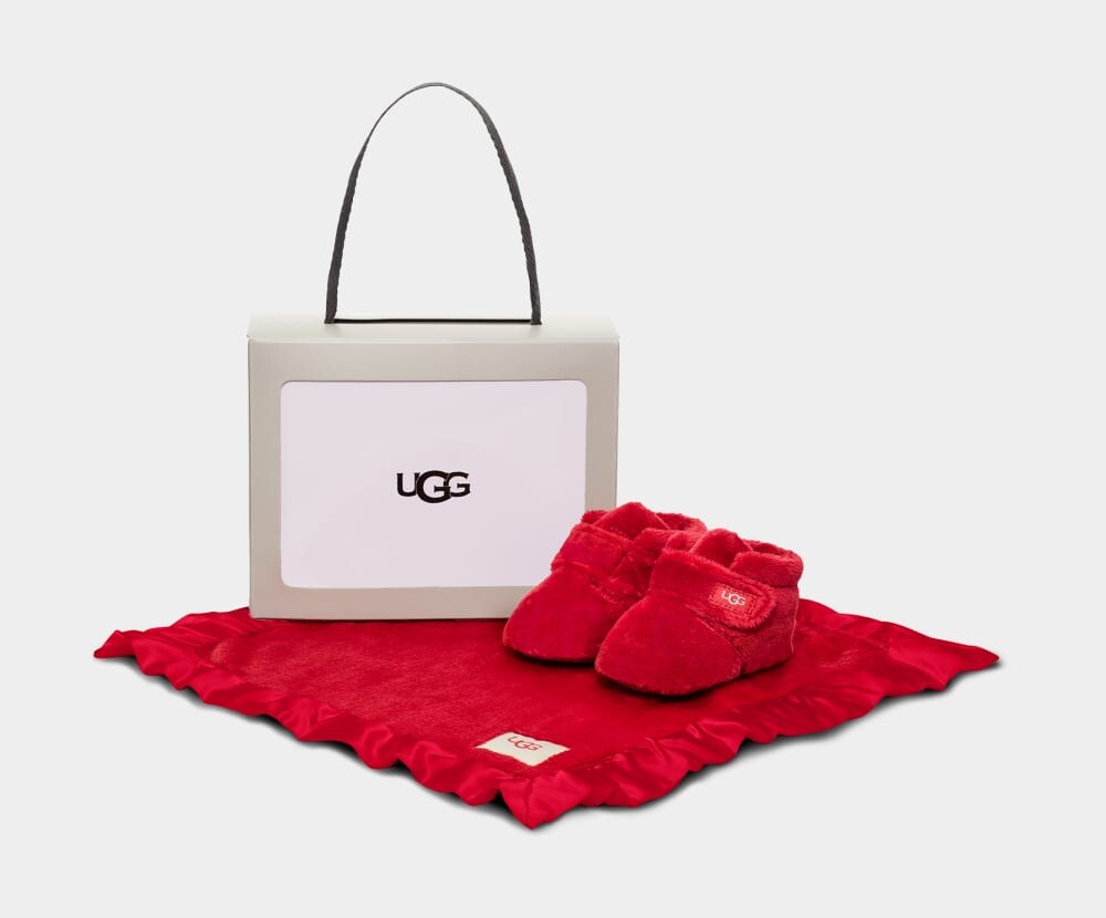 

Сапоги Bixbee Bootie And Lovey Blanket UGG, красный