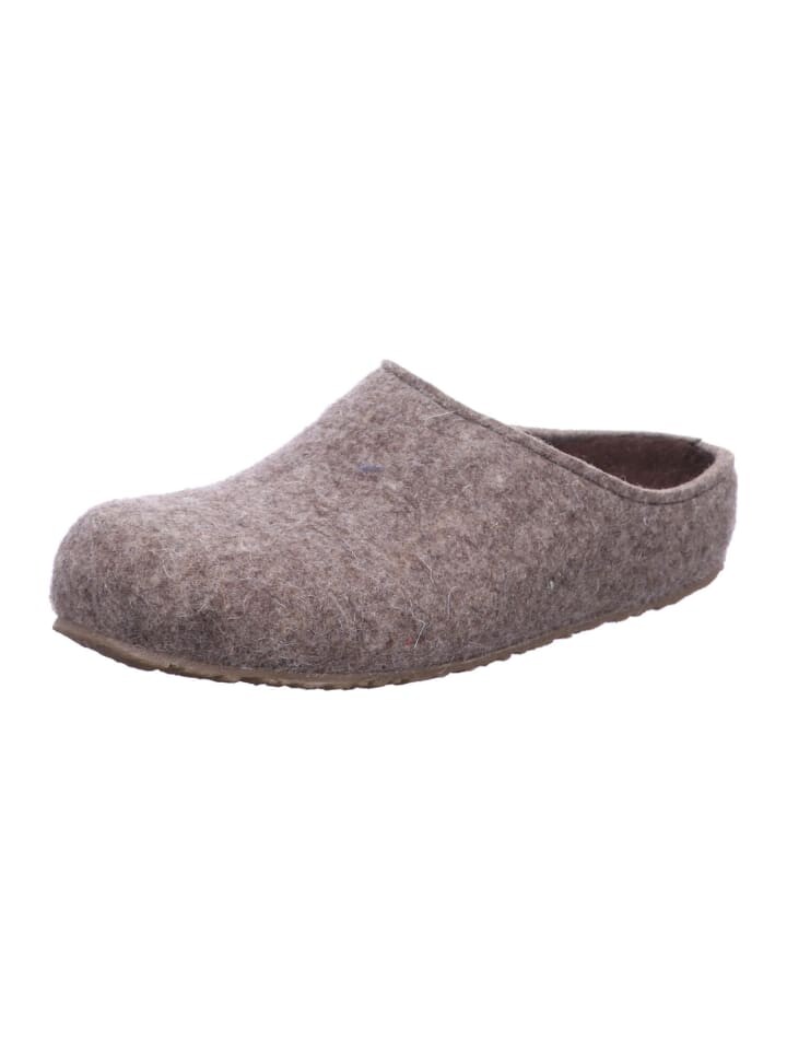 

Тапочки HAFLINGER Hauschuhe Herren Gruzzly Michl, коричневый
