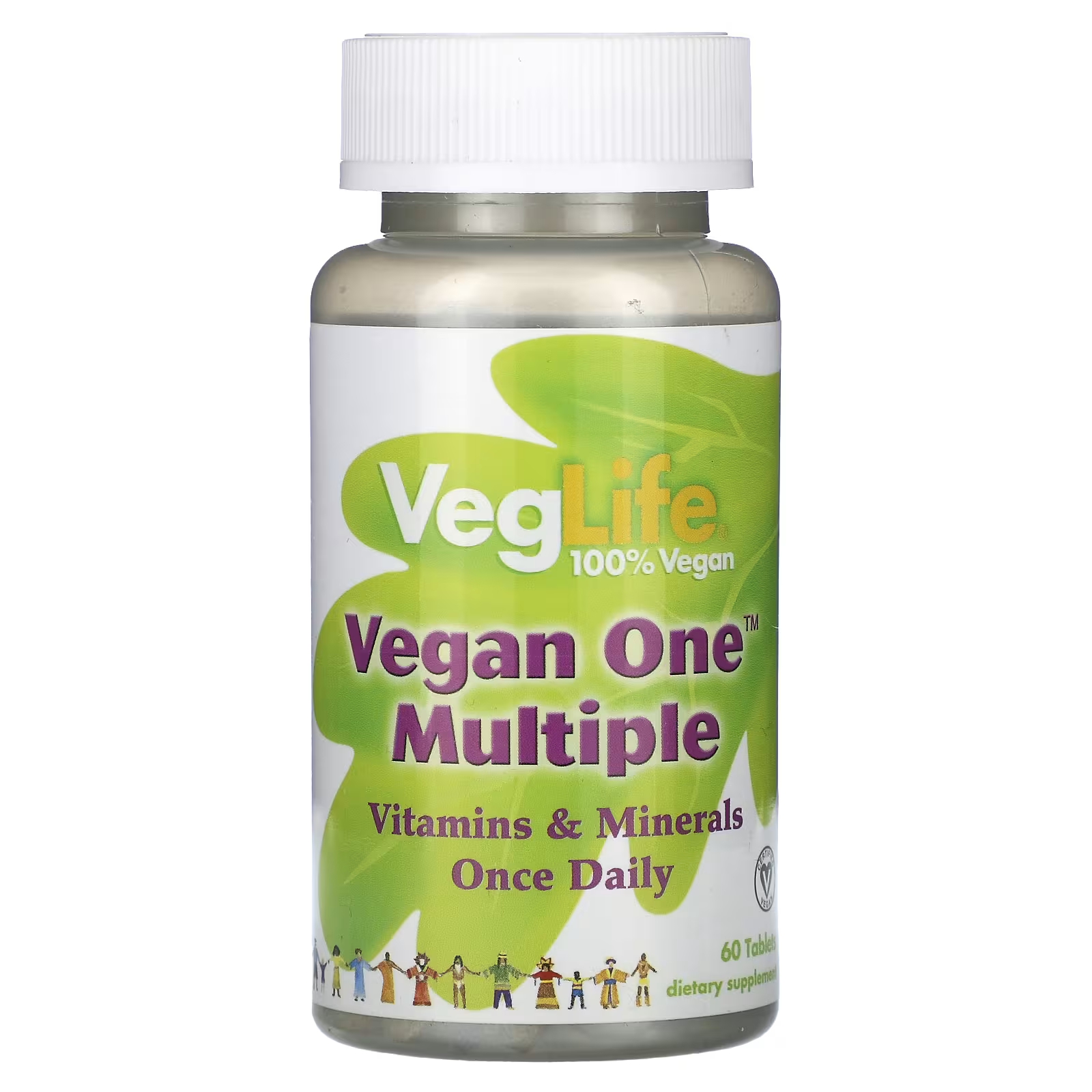 Пищевая добавка VegLife Vegan One Multiple, 60 таблеток solgar female multiple 60 таблеток