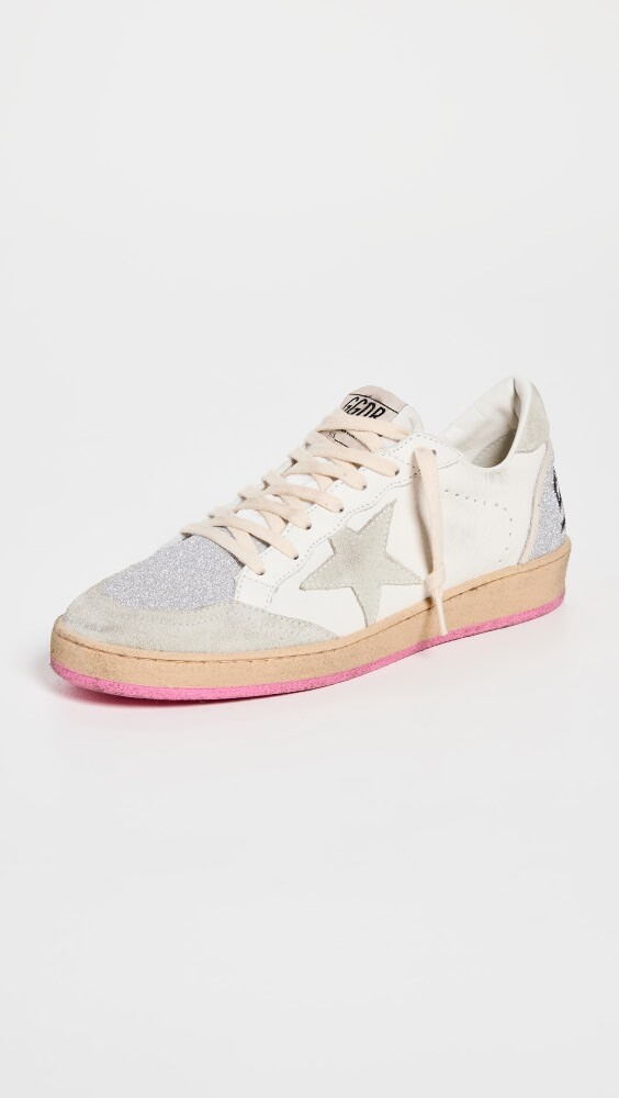 

Кроссовки Golden Goose Ball Star Nappa Upper Suede Toe Star, белый